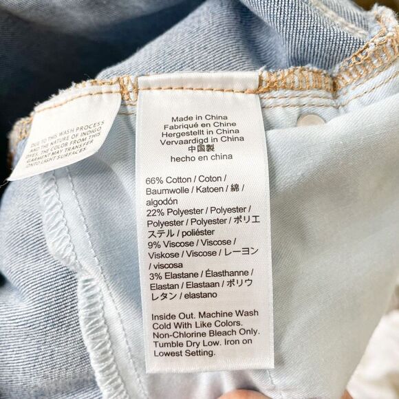 J. Crew 8" Toothpick Jeans in Horseshoe Wash Sz 30 - Picture 8 of 9